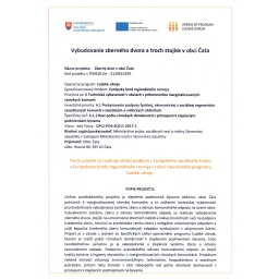 Zberný dvor v obci Čata