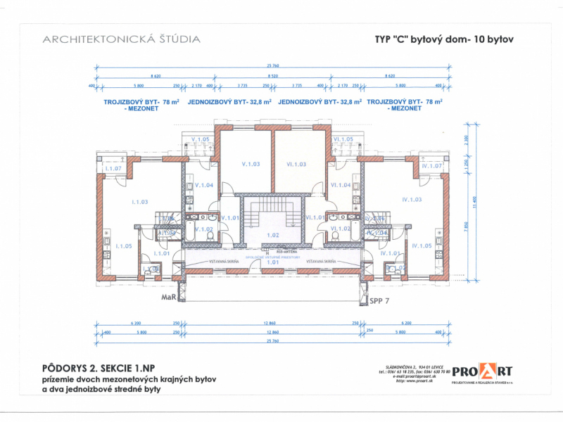 Aktuality / Novostavba obecných nájomných bytov v obci Čata - Új