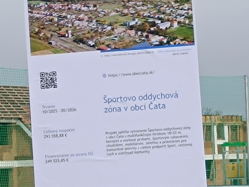 Aktuality / Športovo oddychová zóna  - Sport pihenő zóna 